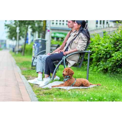 Шлей Trixie CityStyle H-harness для собак хлопок M–L 52–75 см 20 мм светло-зеленый Киев