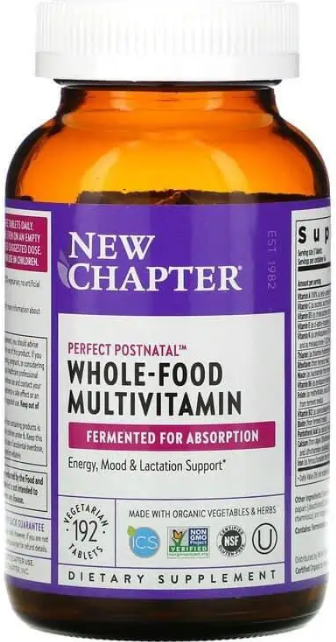 Вітаміни для мам, що годують New Chapter Postnatal MultiVitamin 192 таб Київ - фото 1