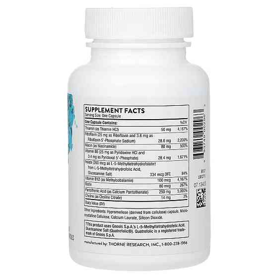 Стрес В комплекс Thorne Stress B-Complex 60 капс Київ