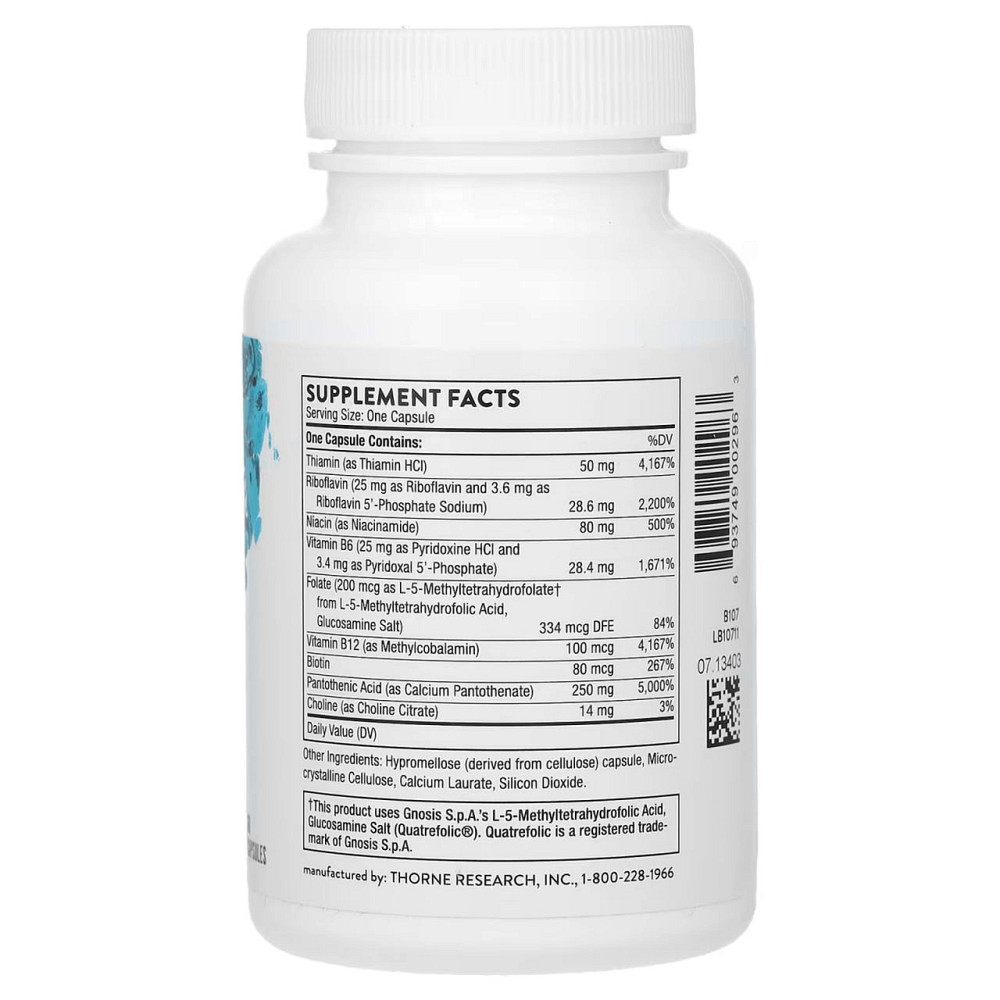 Стрес В комплекс Thorne Stress B-Complex 60 капс Київ - фото 2