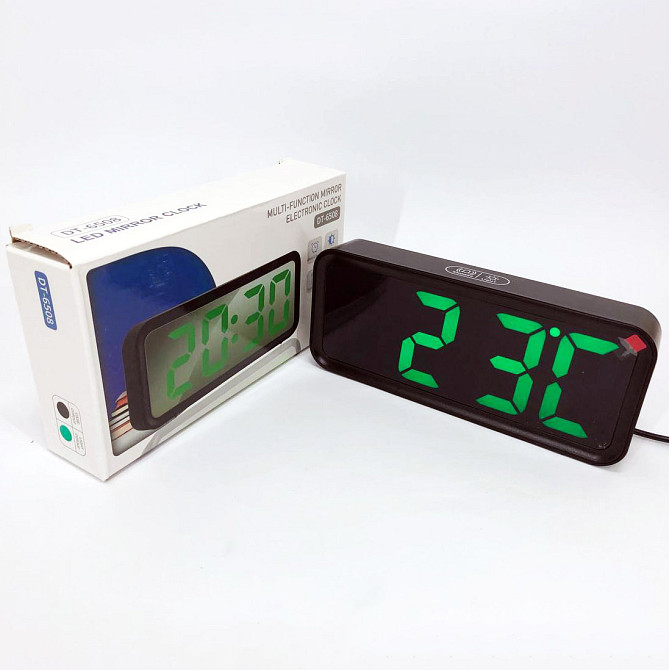 Настільний годинник з електронною індикацією, Класичний настільний годинник LED IG-14 Львів - фото 10