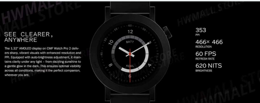 CMF by Nothing Watch Pro 2  ASH grey. Харьков - изображение 4