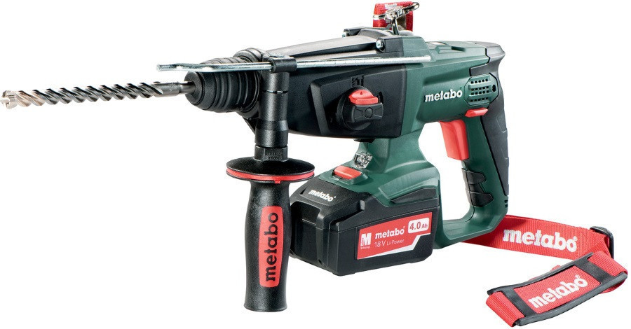 Мощный аккумуляторный перфоратор Metabo KHA 18 LTX : 2.2 Дж, 18В аккум 2ампера и зарядка (600210890) Киев - изображение 2