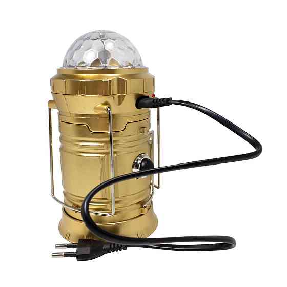 Ліхтар-трансформер світлодіодний акумуляторний з функцією диско-куляWT-JBEL9903 Одесса