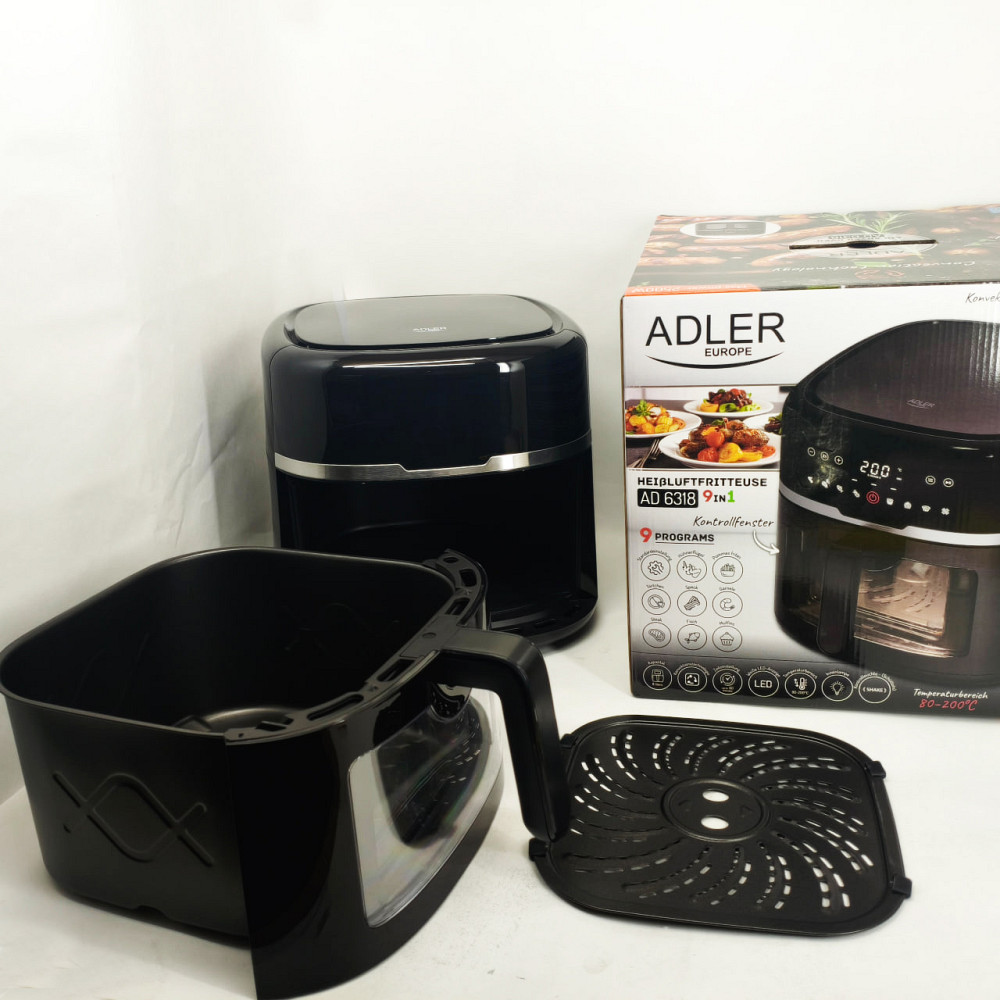 Фритюрница без масла с дисплеем, Аэрогриль-фритюрница с сенсорным экраном, Фритюрницы для дома для кафе NL-17 Львов - изображение 13