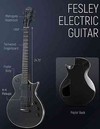 Електрогітара Fesley FLP350 BK (комплект) Харків
