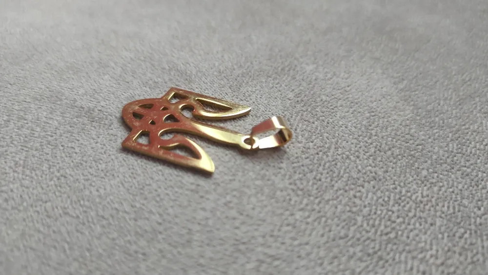 Кулон подвеска Герб Украины цвет золото бижутерия Киев - изображение 3