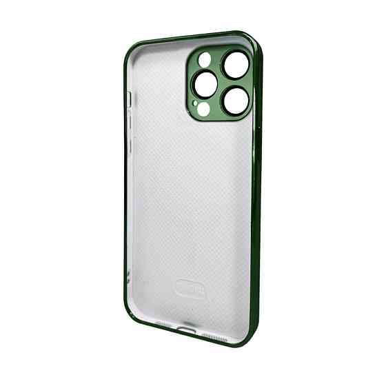 Чохол для смартфона AG Glass Sapphire Frame MagSafe Logo for Apple iPhone 13 Pro Max Cangling Green Киев