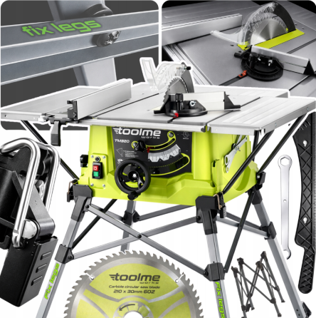 Циркулярна пила настільна 2200Вт Toolme TM320 (Польща) Київ