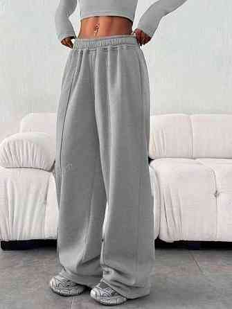 Жіночі повсякденні спортивні штани оверсайз двонитка Одеса