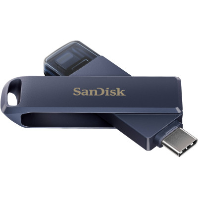 USB флеш накопичувач SanDisk 128GB Phone Drive for iPhone Metallic Sky Lightning/Type-C U (SDIXD0N-128G-GN6NE) Вінниця - фото 8