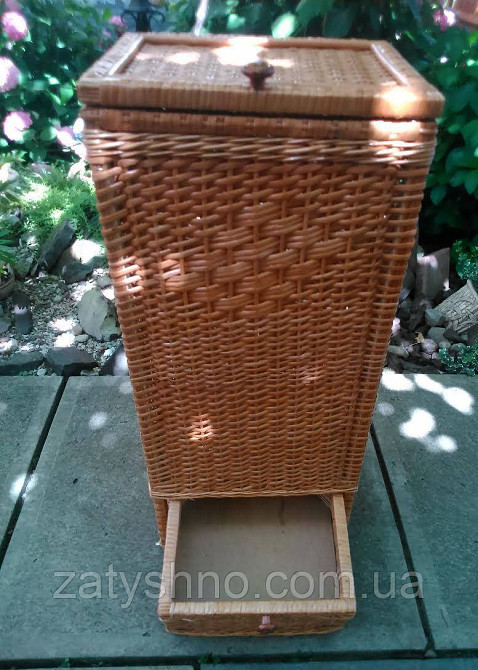 Ящик великий з шухлядою плетений натуральний Київ - фото 2