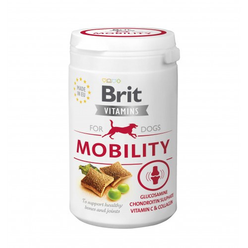 Витамины Brit Vitamins Mobility для взрослых собак для поддержания здоровья костей и суставов с лососем 150 г Киев - изображение 1