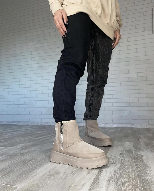 Marko Угги жіночі DE MARKO бежеві натуральна замша висота 12 см (4849) Коломыя - изображение 2