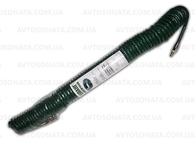 Шланг спиральный для пневмоинструмента 8*12мм*15м с переходниками (V-81215Р) Винница - изображение 1