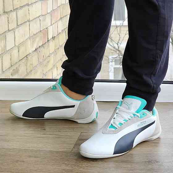 Кросівки Puma for AMG Білі Чоловічі Пума (розміри: 41,42,43,44,45) Відео Огляд Дніпро