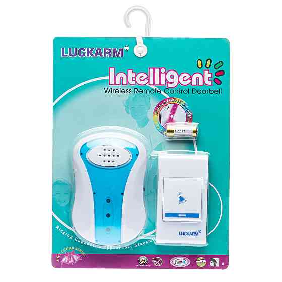 Беспроводной звонок Intelligent 008A (38 мелодий гром. звука) на батарейках Днепр