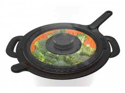 Розкладний Друшляк 38 см Fiskars "Functional Form" (1027304) Пластик ,Силікон Нововолинськ