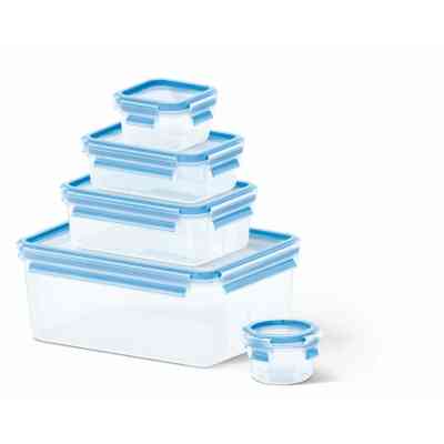 Харчовий контейнер Tefal Master Seal набір 5 шт, прозорий, синій (K3029012) Вінниця
