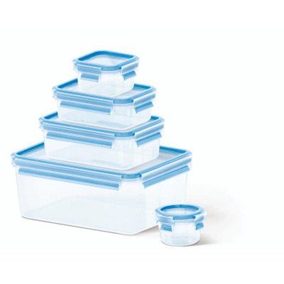 Харчовий контейнер Tefal Master Seal набір 5 шт, прозорий, синій (K3029012) Вінниця - фото 1