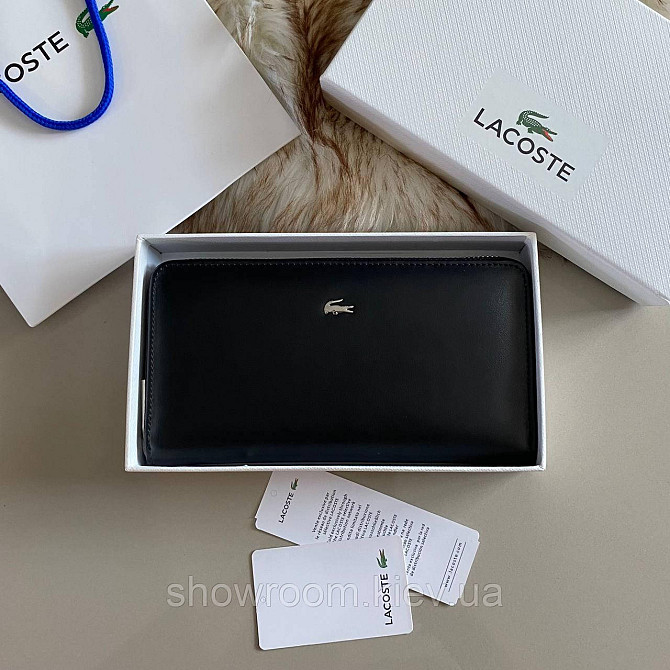 Чоловічий гаманець клатч на блискавці Lacoste (1719) Київ - фото 1