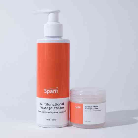 Масажний крем універсальний з рослинними екстрактами і композицією олій Spani 200 мл Київ