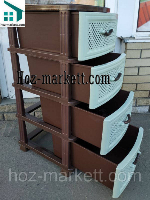 Комод пластиковий на 4 ящики Україна Харків - фото 7