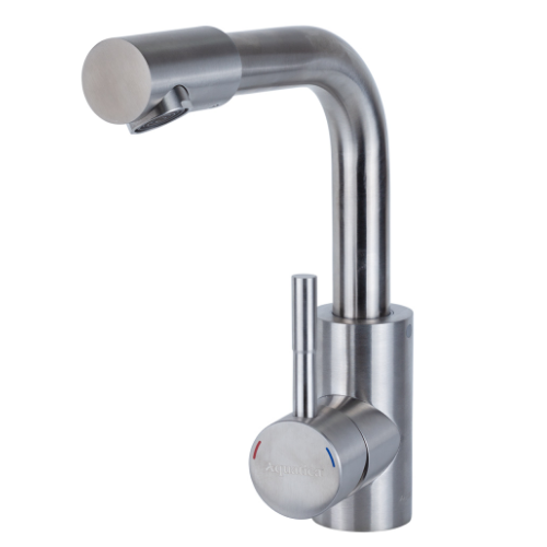 Змішувач KT d35мм для раковини Г-гусак на гайці Aquatica Житомир - изображение 4