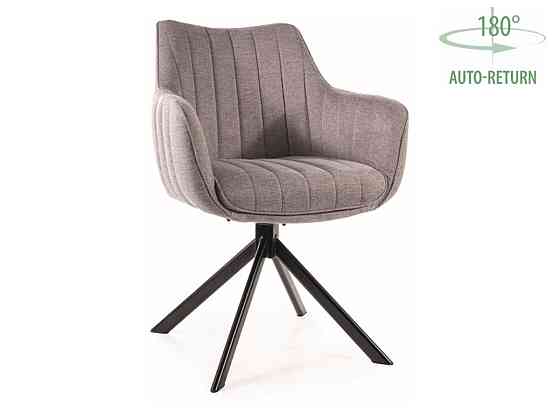 Стілець AZALIA BREGO чорний каркас/сіре 07 Дніпро