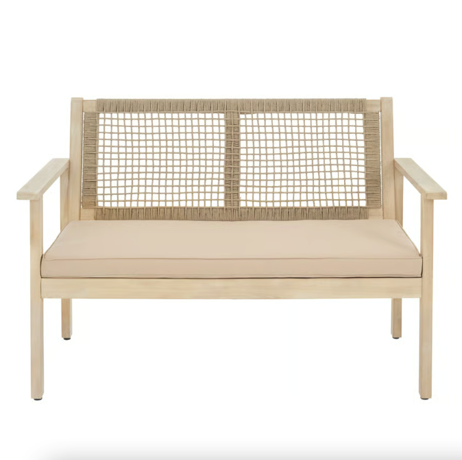 Садова лавка Di Volio Teracina з спинкою бежевий Киев - изображение 3