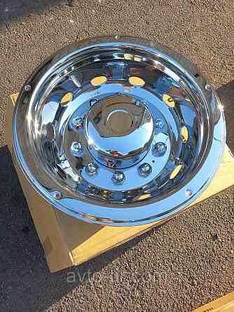 Колпак колеса глубокий задний 22.5 (нержавійка) ведуча вісь Колпак задний 22.5 Ковпак на автобус 22.5 Луцьк