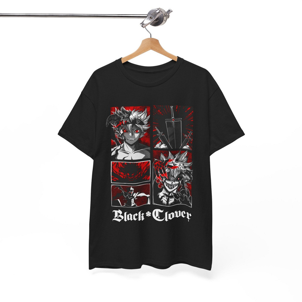 Футболка аниме Чёрный клевер оверсайз (S/M/L) Черний AnimeJ0162 Днепр - изображение 8
