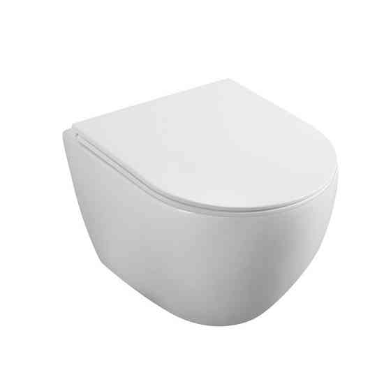 Комплект Mixxus Premium ELLIPSE-SET-2102 (в 2 ящ) Унітаз система змиву TORNADO 3.0+ Інсталяція з панеллю змиву Chrome (MP6690) ( Харьков