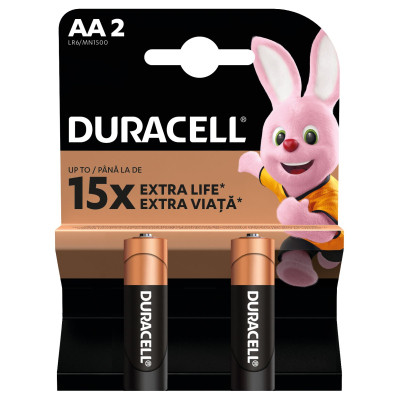 Батарейка Duracell AA лужні 2 шт. в упаковці (5000394058163 / 81551267) Вінниця - фото 2