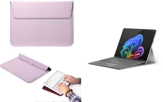Чохол-конверт VitoCase для Microsoft Surface 11 pro Copilot+, з функцією підставки для планшета Фіолетовий Київ