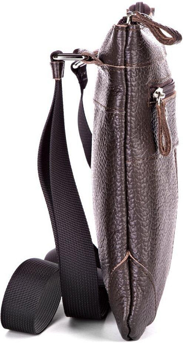 Cумка SHVIGEL 11014 из натуральной кожи Коричневая Киев - изображение 3