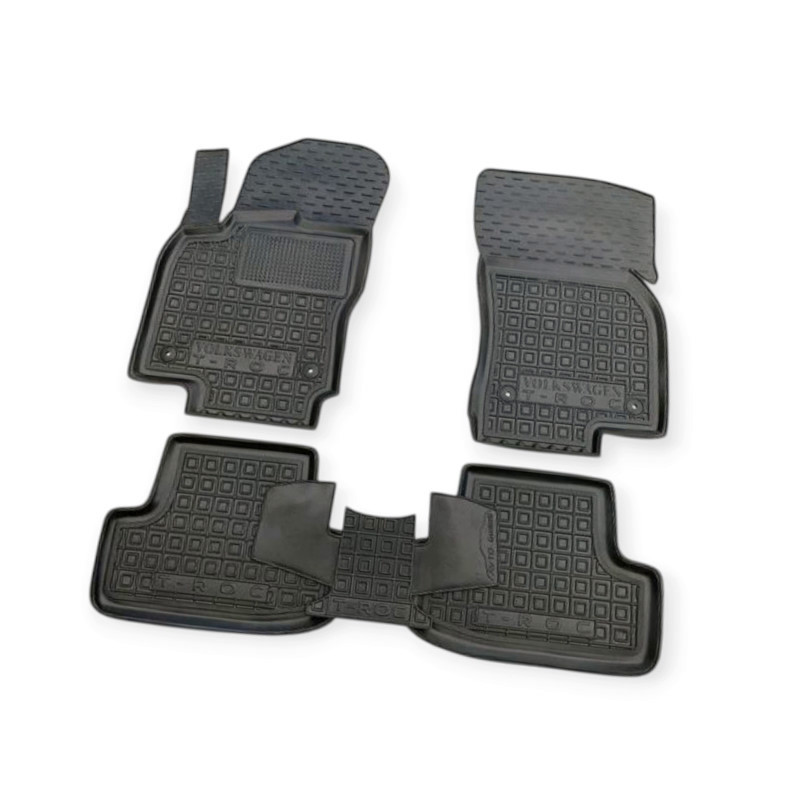 Килимки Фольцваген t-roc 2017-2021 борт 2,5см, з перемичкою салону Мукачево - фото 1