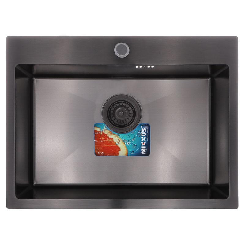 Набір Mixxus SET-6045 з мийкою 200x1.0, змішувачем та диспенсером (MX0587) з PVD покриттям Харків - фото 2