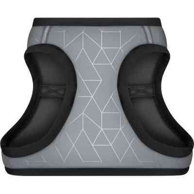 Шлей для собак WAUDOG Clothes с QR-паспортом S2 серая (2931) Винница