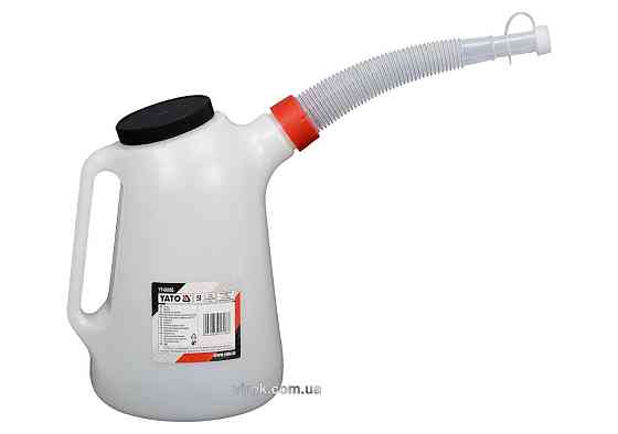 Лійка пластикова для СТО YATO : з кришкою, V= 5 л [16/96] Одеса
