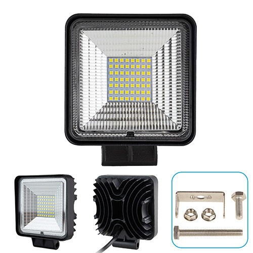 Фара рабочего света WLP-SB56A 64 LED 0,9W 56W 9-36V 6000K Flood (106x106x50) Харьков - изображение 2