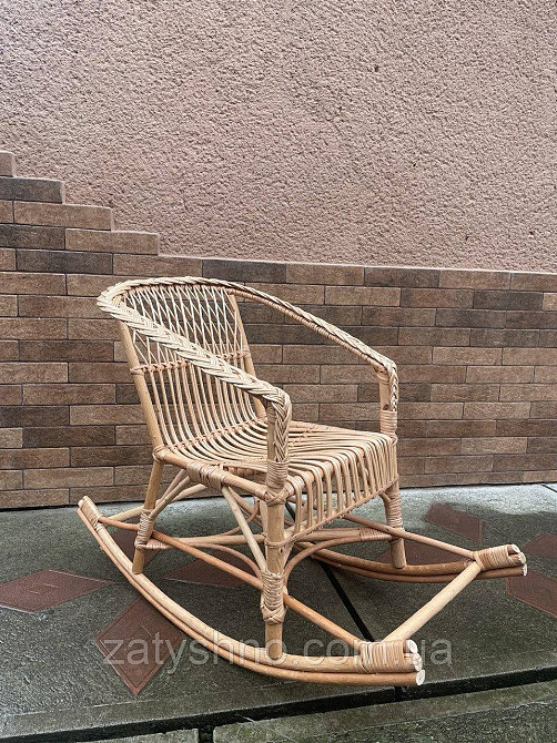 Дитяче крісло гойдалка плетена Київ - фото 7