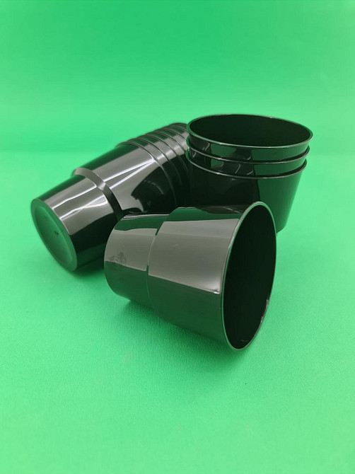 Стакан стеклоподобный (без ніжки) 200 гр чорний 36Х25 (25 шт) Харків - фото 3