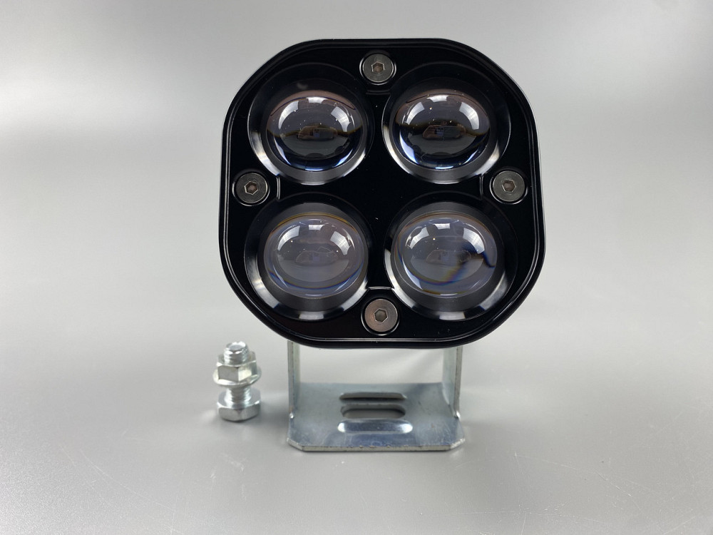 Фара LED квадратна 40W led chip CREE 2525 3D лінза 9-32V IP67 6000K з чіткою світловою межею Мукачево - фото 7