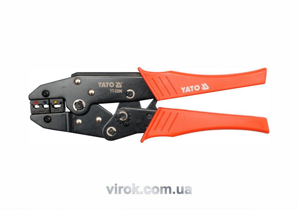 Кліщі для обтискання і зачистки проводів YATO, L=230 мм. 22-10 (AWG), 0.5-6 мм2 [5/30] Одесса - изображение 1
