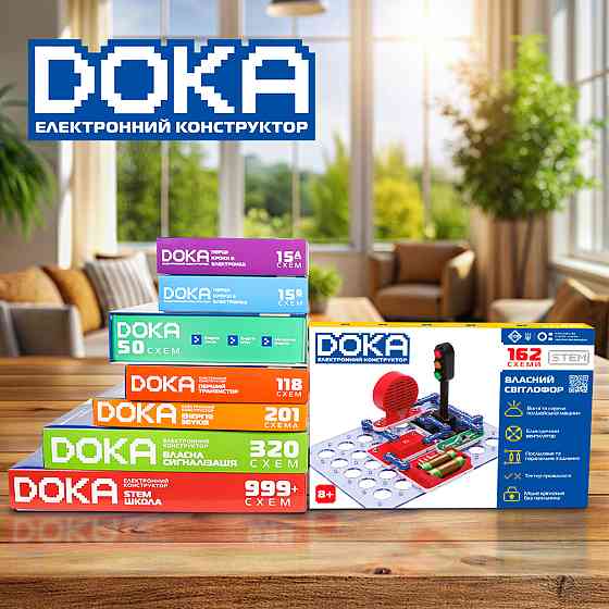 Конструктор електронний Doka 162 схеми Днепр