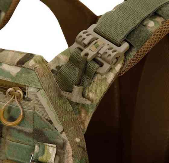 Військова плитоноска мультикам wamor gen3 promax тактична з 3 підсумками в комплекті на швидкому скиді Одеса