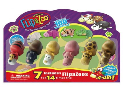 Животные-вывернушки Flipa Zoo 180163 (180шт/2) 6 вывернушек ,на планшетке 30*20 см Киев - изображение 1