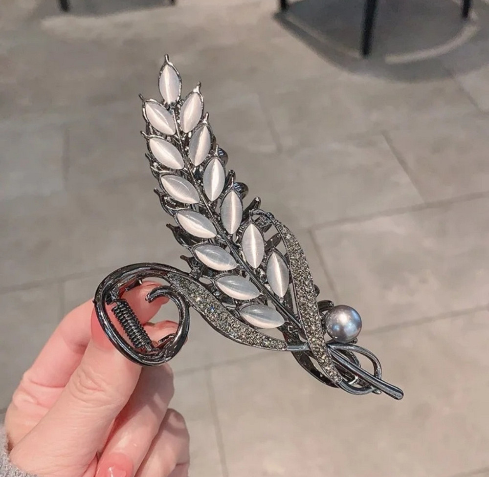 Заколка-крабік колосок Сміла - фото 2