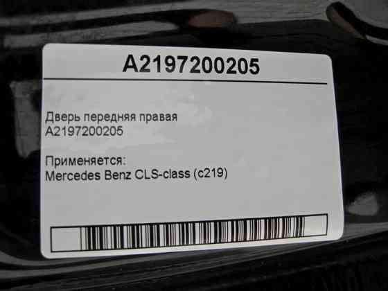 Mercedes-Benz  A2197200205 Двері передні права CLS С219 Одеса